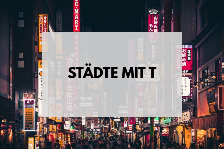 Städte mit T
